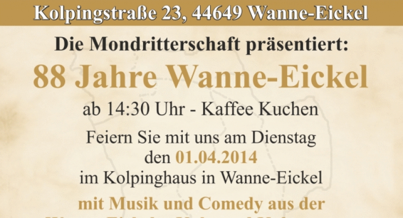 Wanne-Eickel wird 88